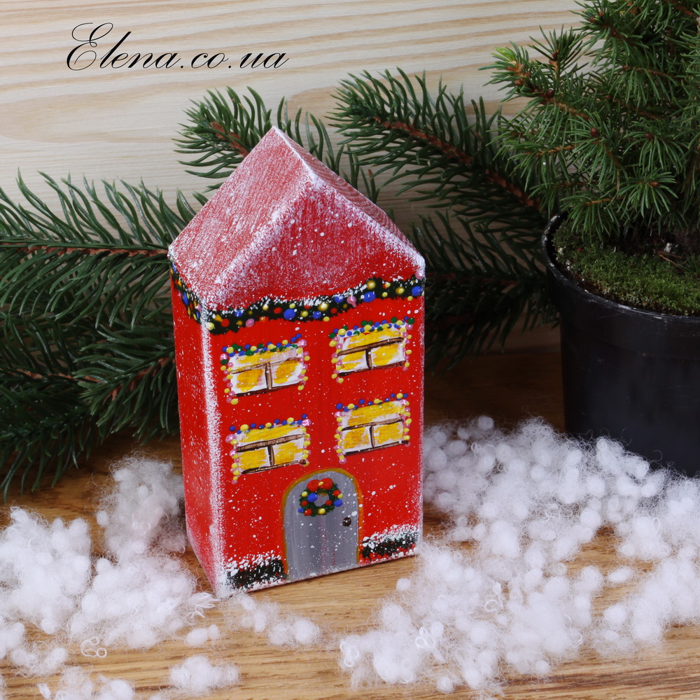 Домики зимой