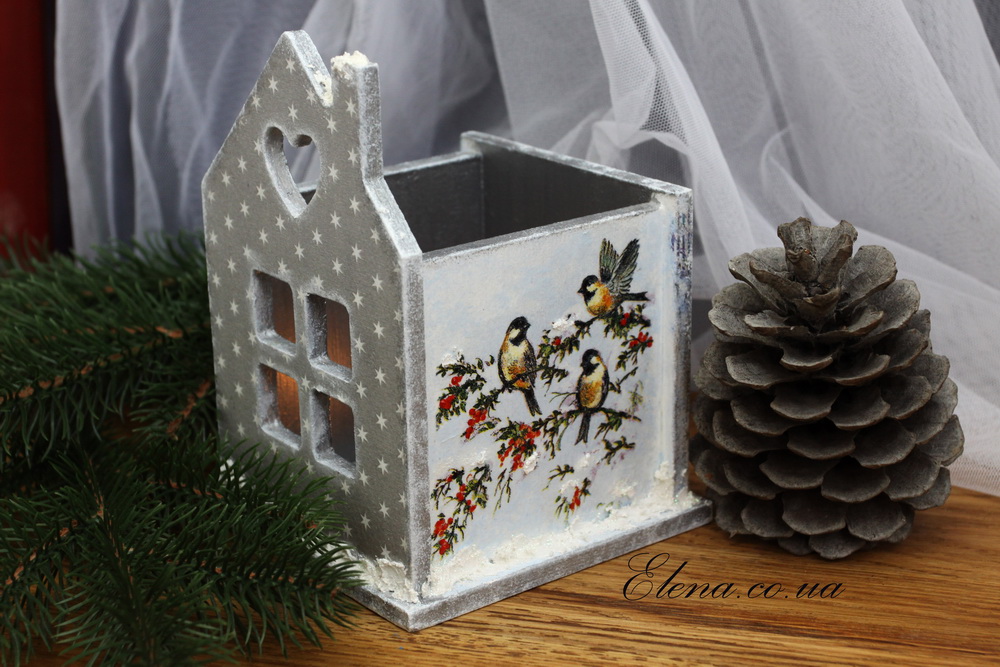 Короб новогодний Птички
