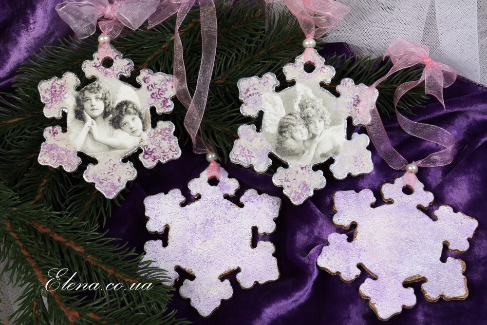 Набор Снежинка ретро