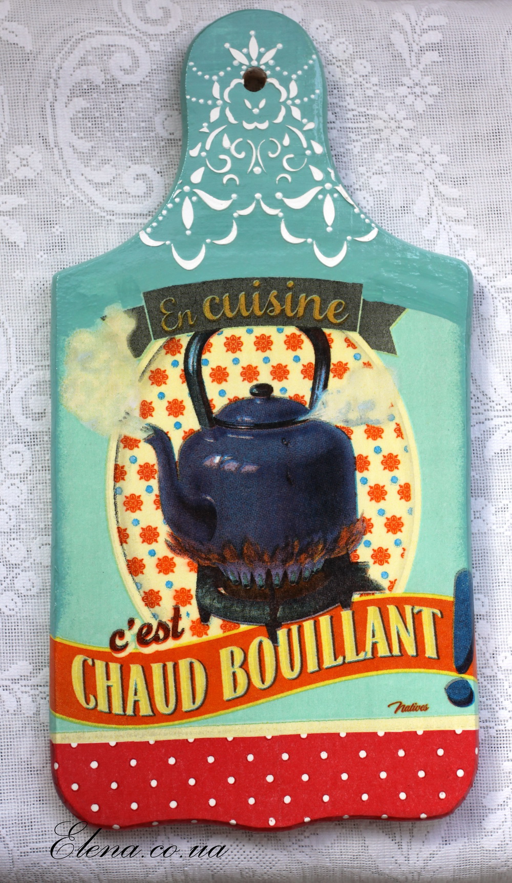 Доска-панно Чайник