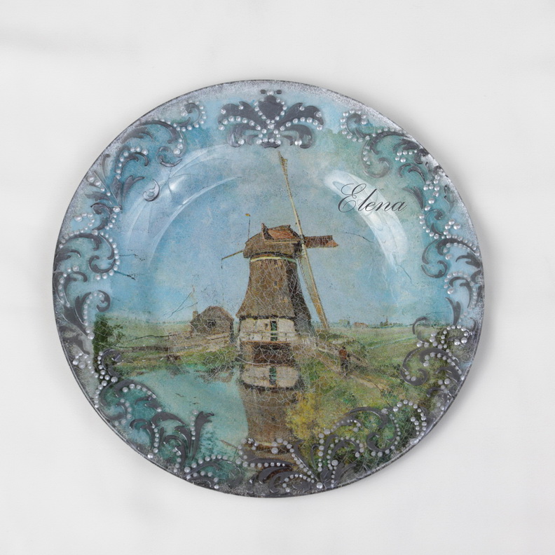 Тарелка Мельница