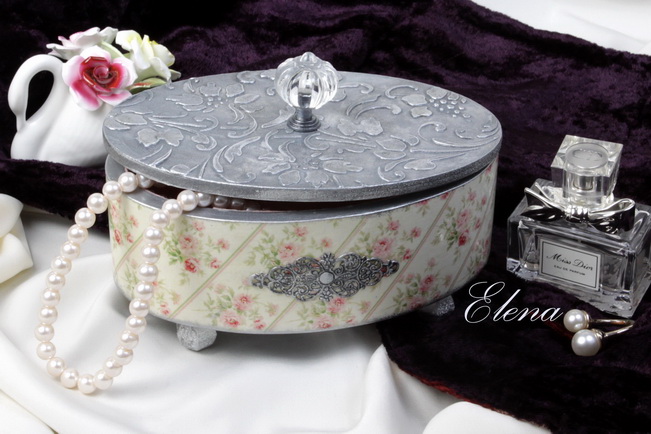 Шкатулка Серебро