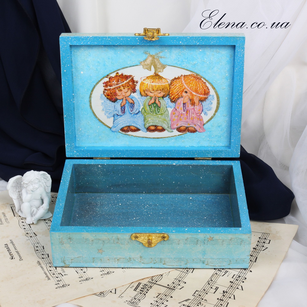 Шкатулка Ангельское трио