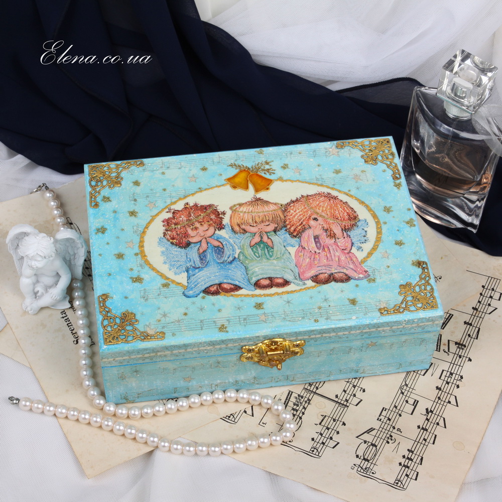 Шкатулка Ангельское трио