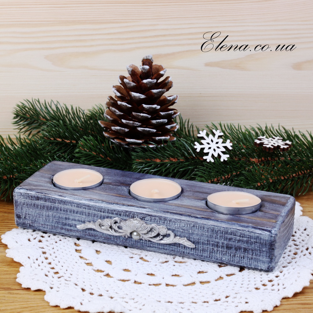 Подсвечник тройка