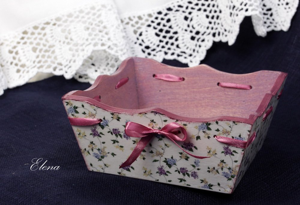 Конфетница Нежная сирень