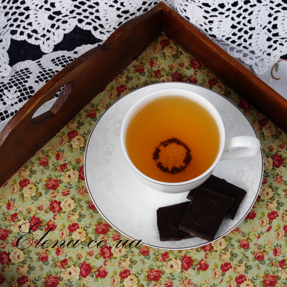 Поднос Кружева-цветочки