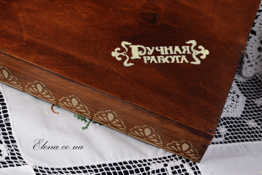 Поднос Кружева-цветочки