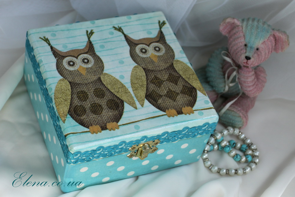 Шкатулка Совушки