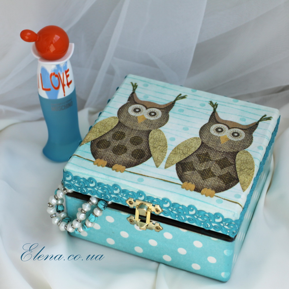 Шкатулка Совушки