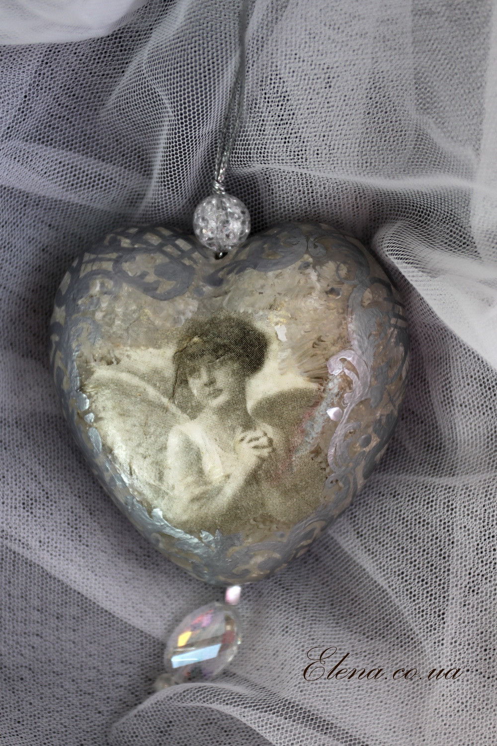 Подвеска-сердце Девочки